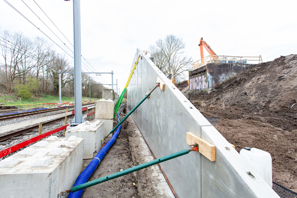 Beton+ systeem voor spoorviaduct witte paarden steenwijkerland