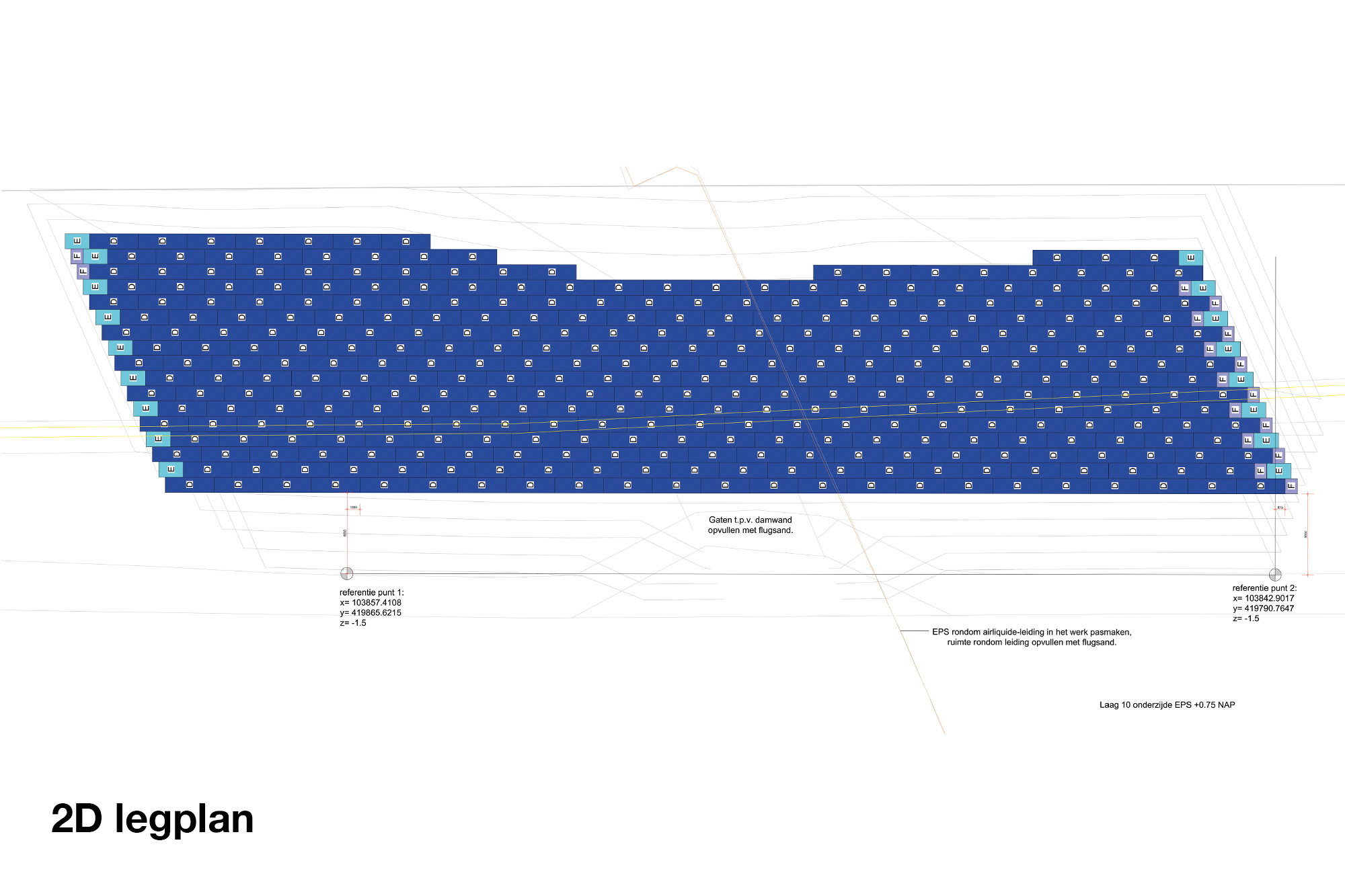 EPS constructies Joosten Concepts 2D legplan en 3D legplan